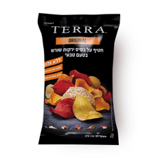 Terra natural-flavored vegetable chips snack