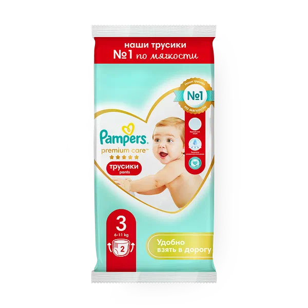 Подгузники-трусики Pampers Premium Care Midi 6-11 кг