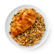 Куриная грудка с рисом и овощами с соусом терияки Mfood.kz