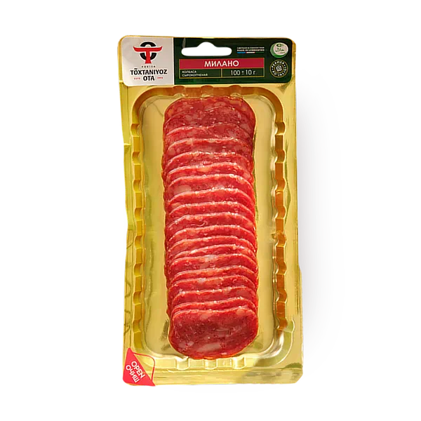 Сырокопчёная нарезка To'xtaniyoz-ota Милано