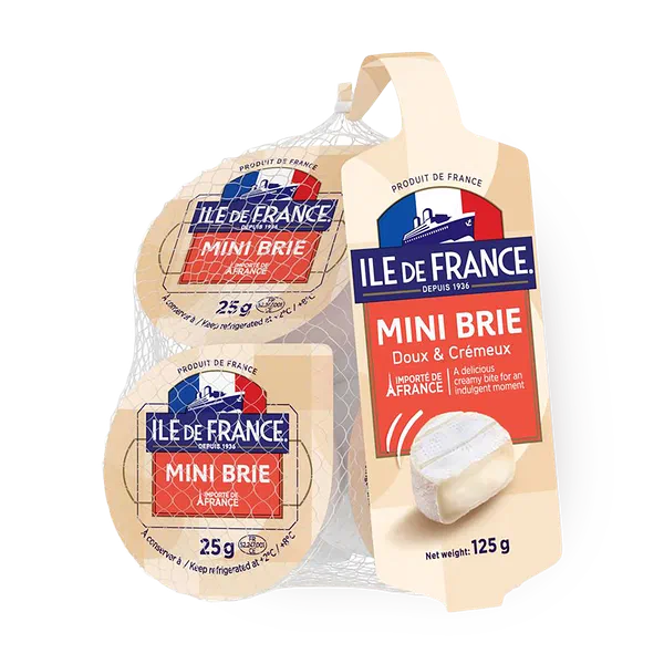 Сыр Lie de France Mini Brie Fil 22%