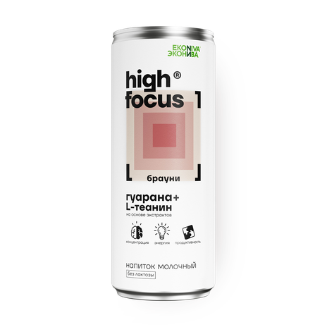 Напиток молочный «Эконива» High focus брауни 2,5%