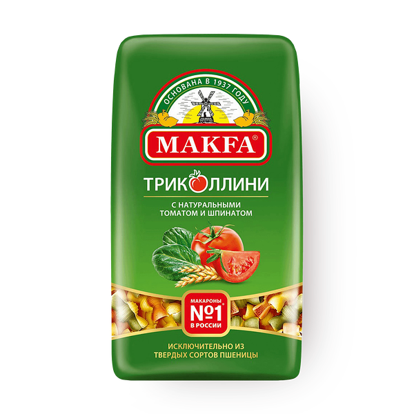 Макаро­ны Свитки Трикол­лини Makfa томат