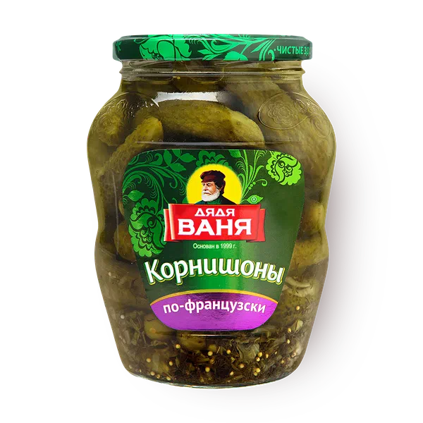 Корнишоны По-французски «Дядя Ваня» маринованные