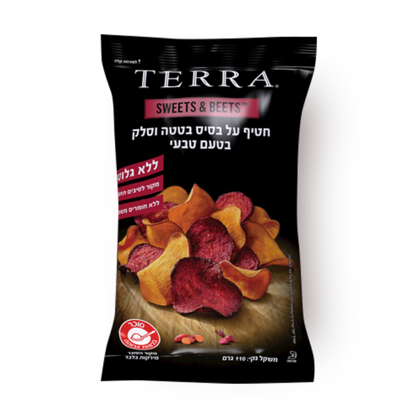 Terra sweet potato chips and natural beets