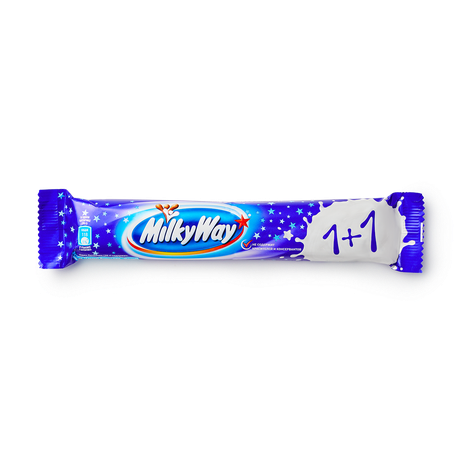 Батончик шоколадный Milky Way 1+1