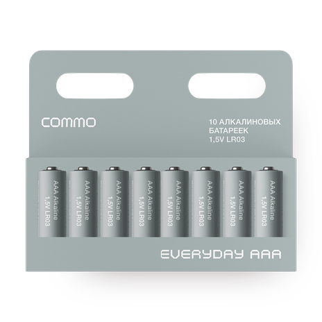 Батарейки алкалиновые Commo Everyday ААА