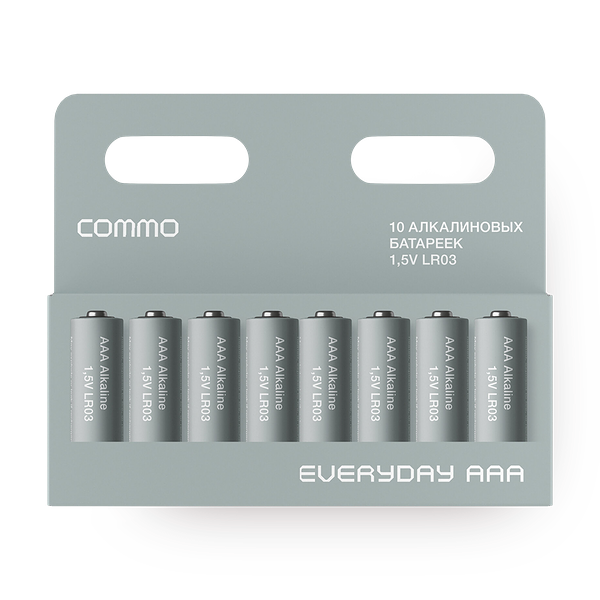 Батарейки алкалиновые Commo Everyday ААА