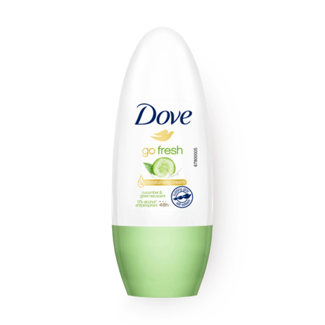 DOVE Cucumber and green tea roll-on deodorant