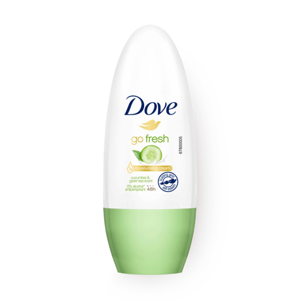 DOVE Cucumber and green tea roll-on deodorant