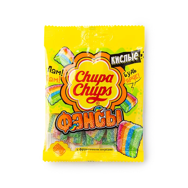 Мармелад жевательный Фансы Chupa Chups кислые