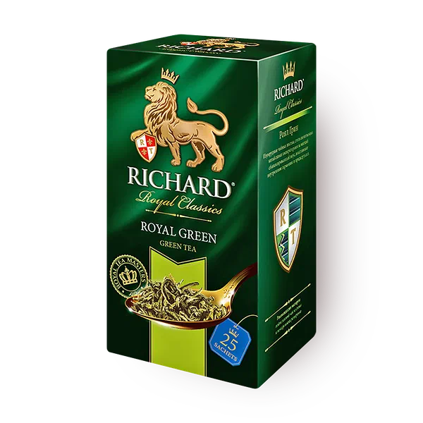 Чай зелёный Royal Green Richard в пакетиках