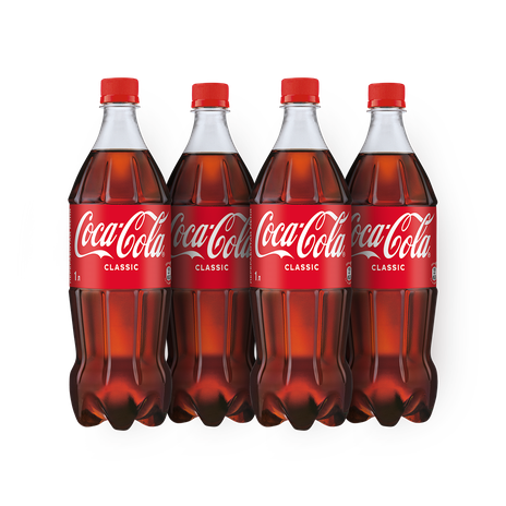 Напиток Coca-cola Classic 1L 4шт