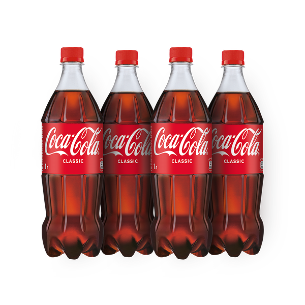 Напиток Coca-cola Classic 1L 4шт