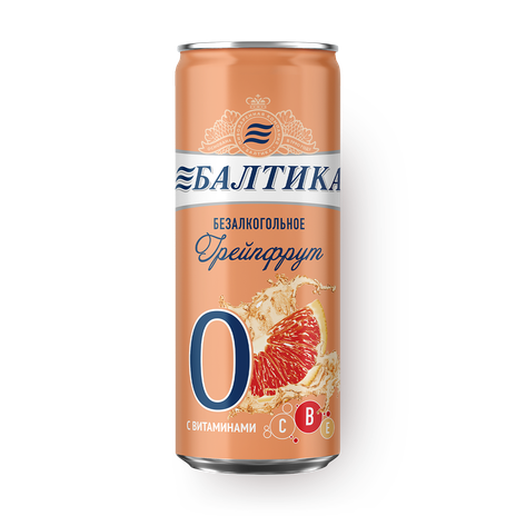 Пивной напиток безалкогольный «Балтика» №0 грейпфрут