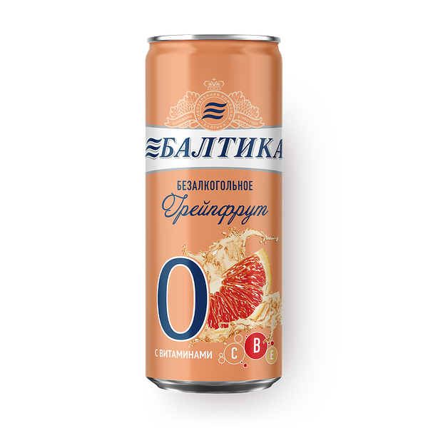 Пивной напиток безалкогольный «Балтика» №0 грейпфрут
