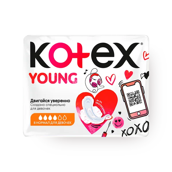 Прокладки ежедневные Kotex Young Normal