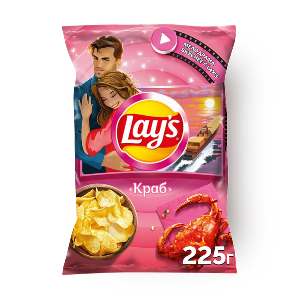 Чипсы карто­фельные Lay's Краб