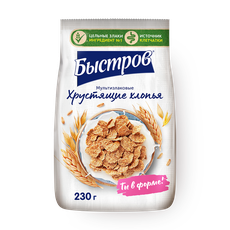 Хлопья мультизлаковые хрустящие «Быстров», 230 г — купить с доставкой ...