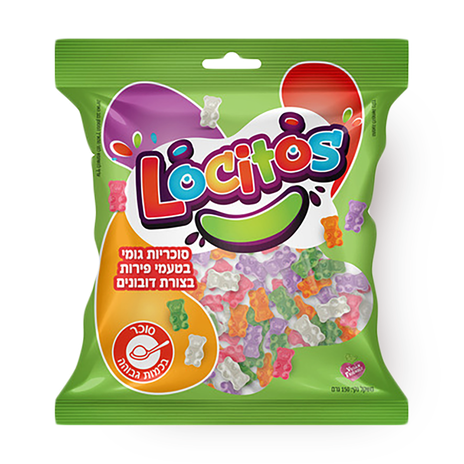 Locitos fruit-flavored teddies gummy candies