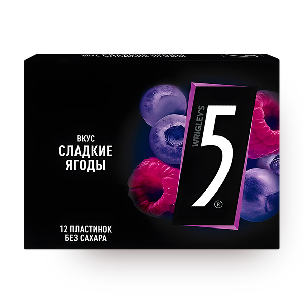 Жевательная резинка Five Fusion сладкие ягоды