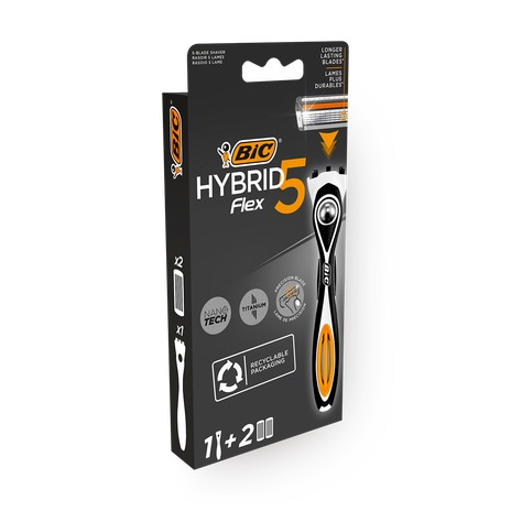 Станок бритвенный Bic Flex 5 Hibrid + 2 кассеты