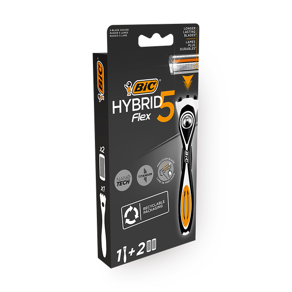 Станок бритвенный Bic Flex 5 Hibrid + 2 кассеты