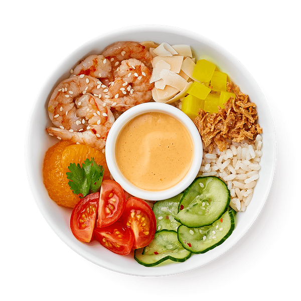 Поке с креветкой том ям Soul in the Bowl