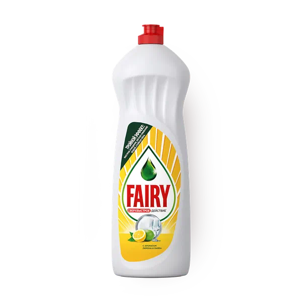 Средство для мытья посуды Fairy Тройной эффект лимон и лайм