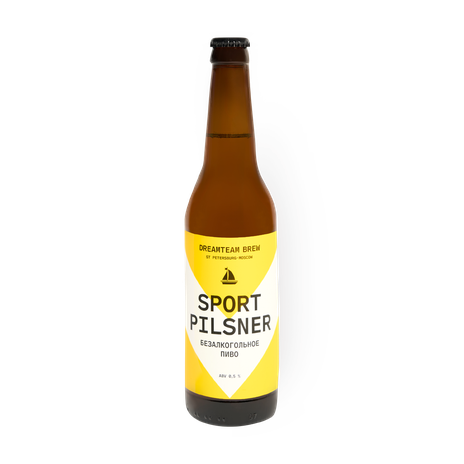 Пиво 0.5% светлое Sport Pilsner Dreamteam Brew