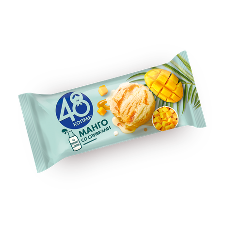Мороженое «48 копеек» манго со сливками