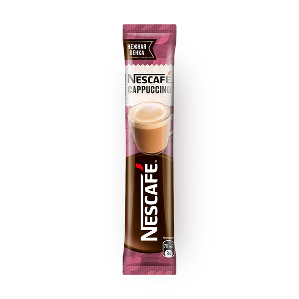 Кофейный напиток растворимый 3в1 Nescafe Cappuccino порционный