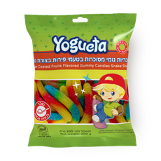Yogueta Suger Coated Gumy Candies Snake Shape
