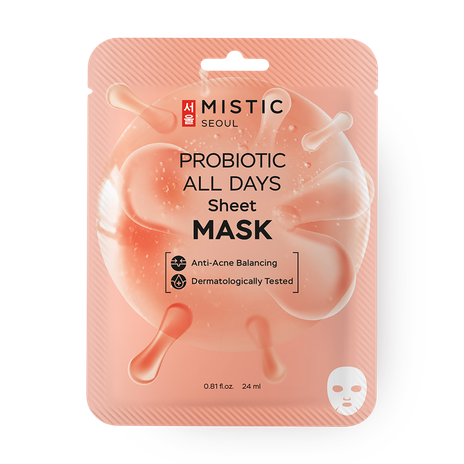 Маска тканевая для лица Mistic с пробиотиками