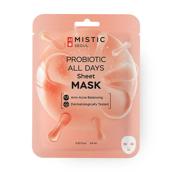 Маска тканевая для лица Mistic с пробиотиками
