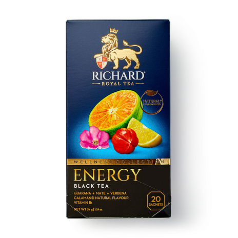 Чай чёрный Energy Richard в пакетиках