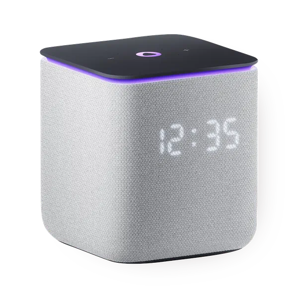 Умная колонка Яндекс Станция Миди с Алисой серая с Zigbee 24Вт