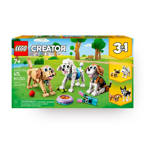 Конструктор Lego Creator Adorable Dogs 3 в 1 31137