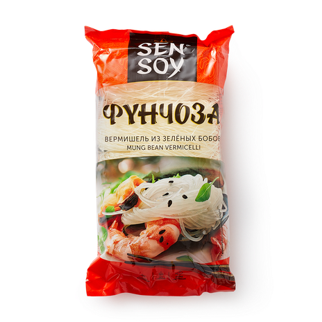 Вермишель из зелёных бобов Фунчоза Sen Soy