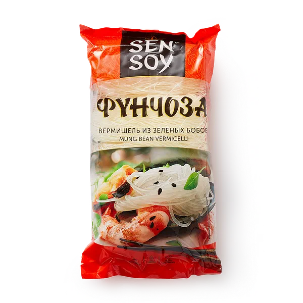 Вермишель из зелёных бобов Фунчоза Sen Soy