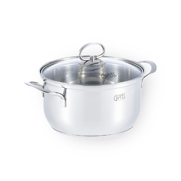 Кастрюля из нержавеющей стали Gipfel Sofia 2,2 л 18 см