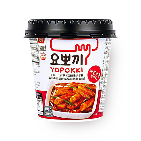 Рисовые палочки Yopokki Токпокки со сладко-острым соусом