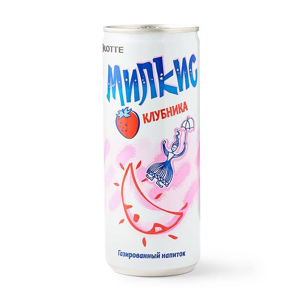 Напиток Milkis Lotte клубни­ка