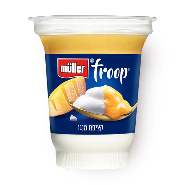 Muller froop Yogurt with Mango whipped