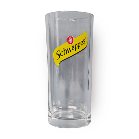 Schweppes glass cup