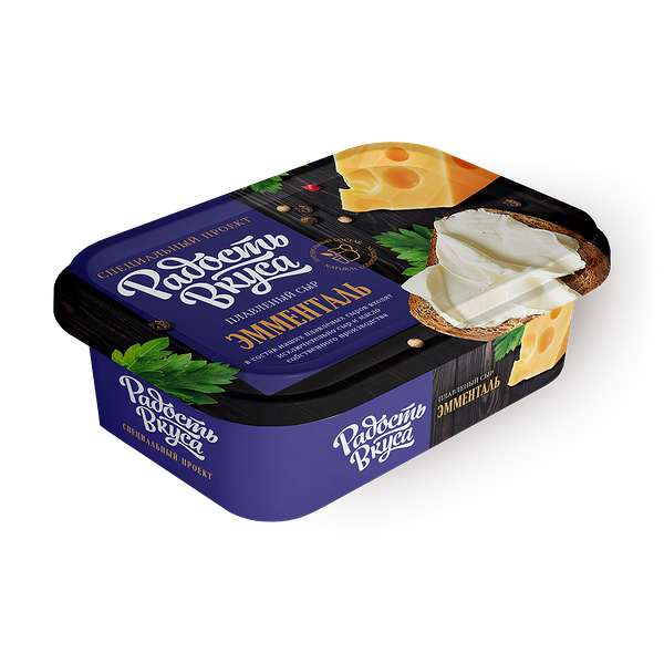 Сыр плавленый Эмменталь «Радость вкуса» 30%