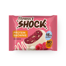 Бисквит протеиновый FitnessShock Брауни малинова, 50 г — купить с ...