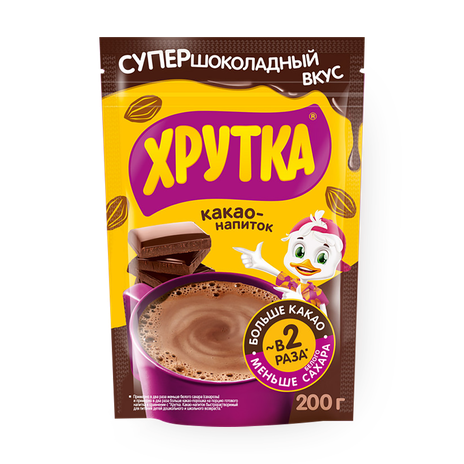 Какао-напиток растворимый «Хрутка» супершоколадный вкус