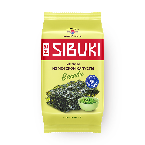 Морская капуста Sibuki васаби
