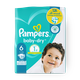 Pampers baby Dry diapers Newborn size 6